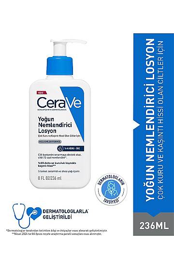 CeraVe Hyalüronik Asit & Seramid & Hidro-üre İçerikli Yoğun Nemlendirici Vücut Losyonu 236 ml