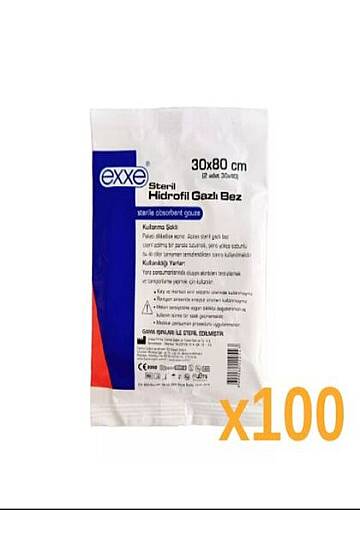 Exxe Gazlı Bez 30x80 100 lü - 2