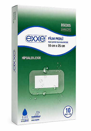 Exxe Seffaf Film Yara Örtüsü 10x25 cm - Tekli