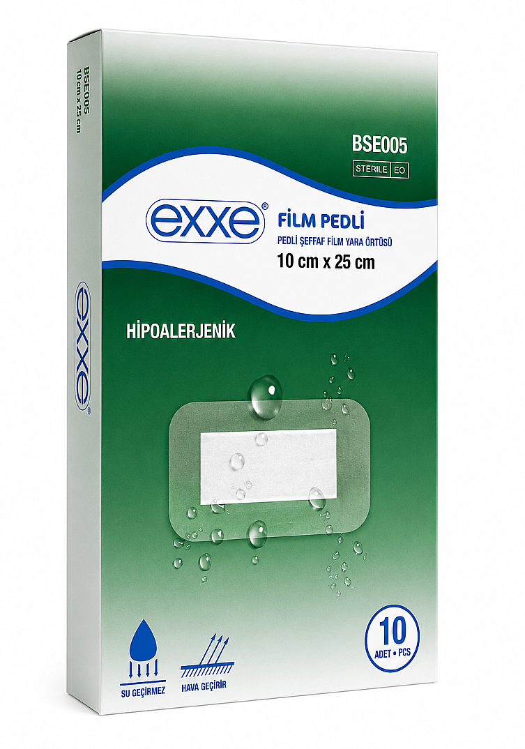 Exxe Seffaf Film Yara Örtüsü 10x25 cm - Tekli - 1