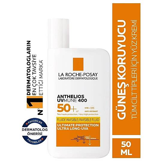 La Roche Posay Anthelios UVmune Fluid Güneş Kremi SPF50+ 50ml (Shaka Fluid)