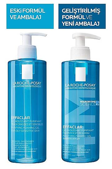 La Roche Posay Effaclar Jel Yağlı Ve Akneye Eğilimli Ciltler için Yüz Temizleme Jeli 400 ml - 2
