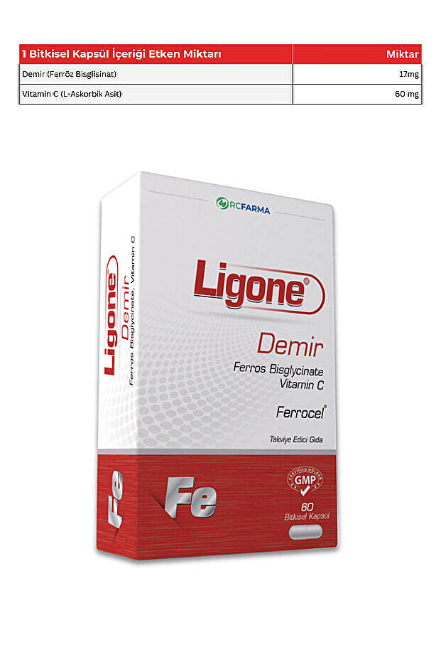 Ligone Demir 60 Kapsül - 4
