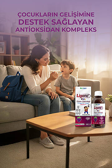 Ligone Kids Üzüm Çekirdeği Şurubu 200 ml - 3