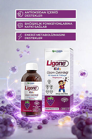 Ligone Kids Üzüm Çekirdeği Şurubu 200 ml - 2