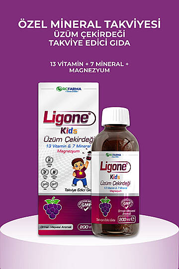 Ligone Kids Üzüm Çekirdeği Şurubu 200 ml