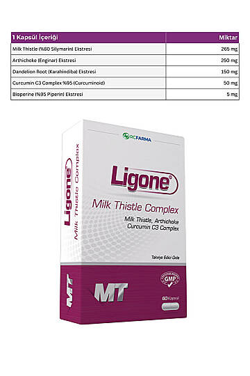 Ligone Milk Thistle 60 Kapsül - 2