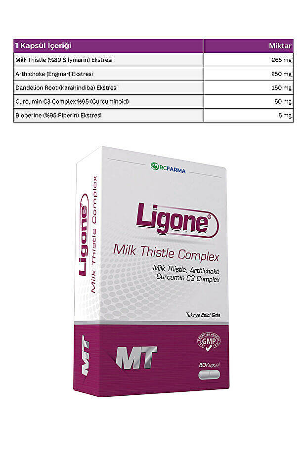 Ligone Milk Thistle 60 Kapsül - 2