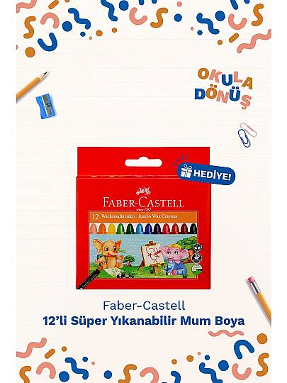 Mustela Hydrabebe Avokadolu Yüz Kremi 40ml + Balsam 40ml + Stick 9,2g + 12'li Mum Boya Hediye - 5