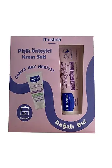 Mustela Vitamin Bariyer 100 Ml pişik kremi + 20 Ml Vitamin Bariyer Hediyeli