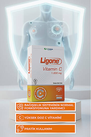 Rcfarma Ligone Vitamin C 1000 mg 30 Kapsül - 2