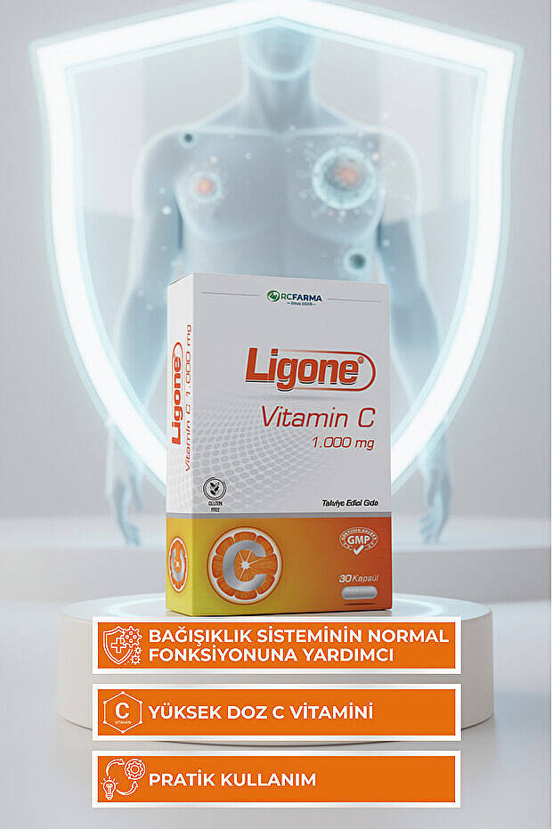 Rcfarma Ligone Vitamin C 1000 mg 30 Kapsül - 2