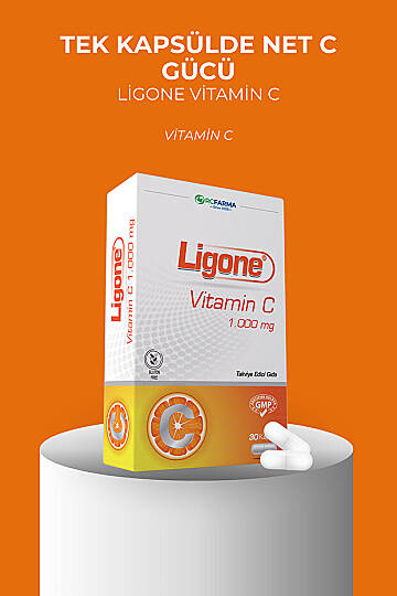Rcfarma Ligone Vitamin C 1000 mg 30 Kapsül
